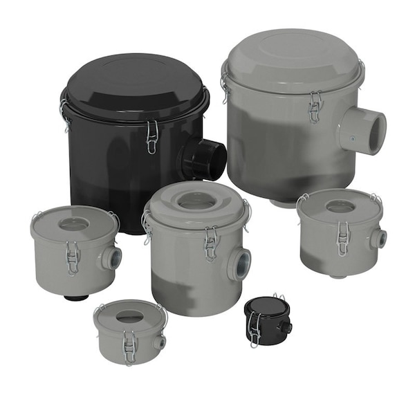 Vacuum Filter, 3 In, 300 SCFM, Paper Media